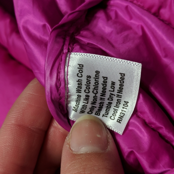 Be inspired down packable vest zip up magenta pink size small - Picture 6 of 6